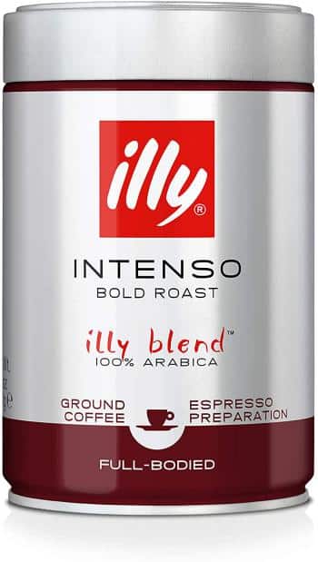 illy, Café Moulu Espresso Goût Intense, 250 g