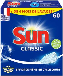 Sun Tablettes Lave-Vaisselle Classic 60 Lavages