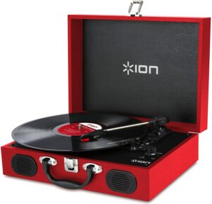 Ion Audio Vinyl Transport – Platine Vinyle Enceintes Stéréos Intégrés