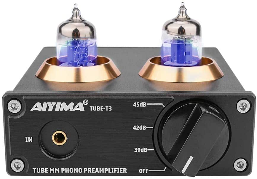 AIYIMA T3 Tube MM Préamplificateur Phono Audiophile